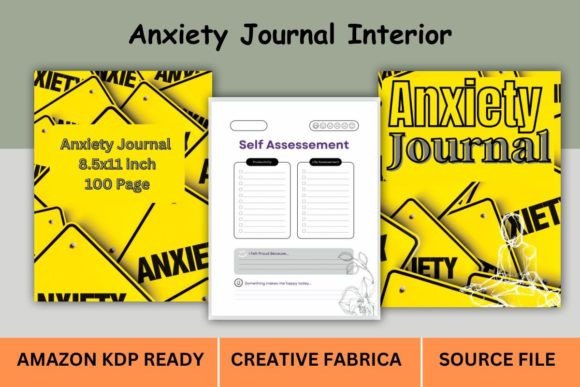Anxiety Journal Interior Template COVER