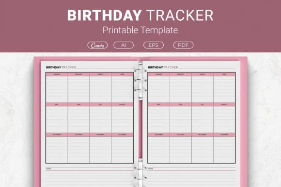 Birthday Tracker Printable Template: Your Ultimate Organizer