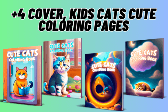 Designing Irresistible Kids Cat Coloring Books with Professional Cover Templates