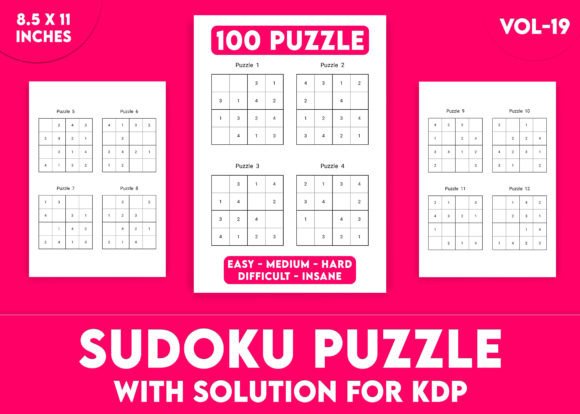 Evaluating Sudoku Puzzles for KDP Interior Vol-19 for Your Publishing Needs