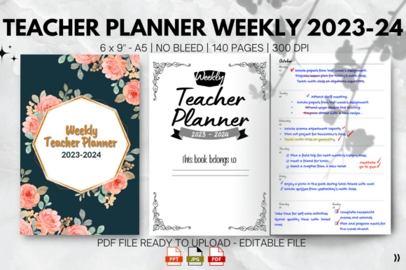 Evaluating the Teacher Planner Weekly 2023-2024 KDP for Classroom Organization
