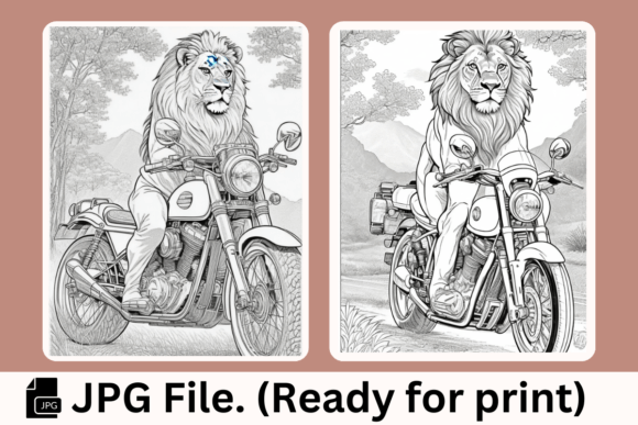 Lions Motorcycles Coloring Pages: A Practical Resource for Creativity and Calm