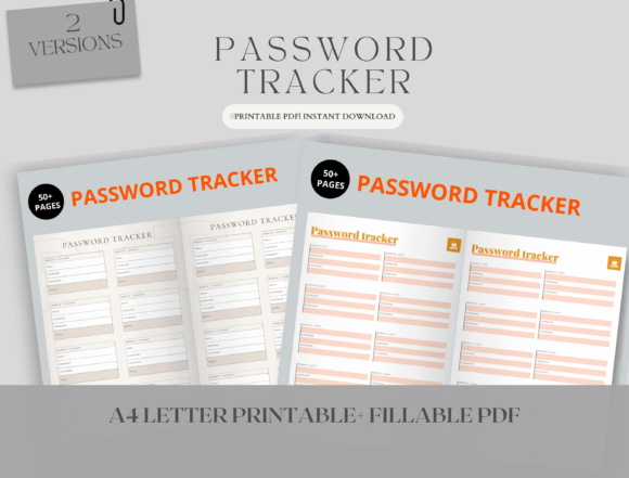 Mastering Digital Organization with a Password Tracker Printable Fillable