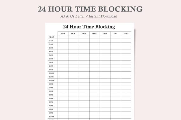 Mastering Your Week: The Ultimate Guide to 24 Hour Time Blocking and Weekly Planning