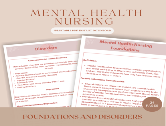 Mental Health Nursing Notes: A Practical Framework for Learning, Reference, and Real-World Integration