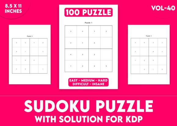 Sudoku Puzzles for KDP Interior Vol-40: The Smart Publisher’s Strategic Shortcut