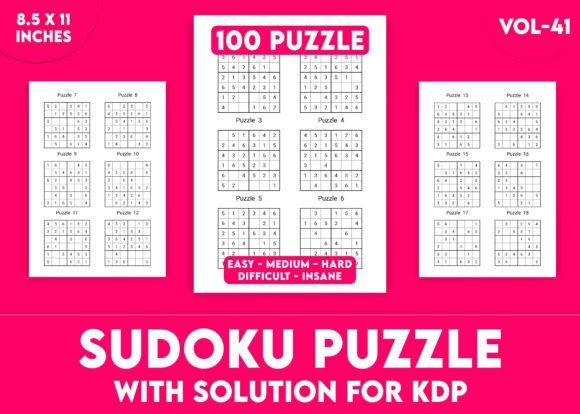 Sudoku Puzzles for KDP Interior Vol-41