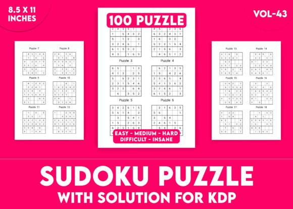 Sudoku Puzzles for KDP Interior Vol-43: A Practical Guide