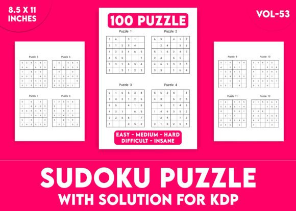 Sudoku Puzzles for KDP Interior Vol-53: Your Ready-Made Puzzle Bestseller
