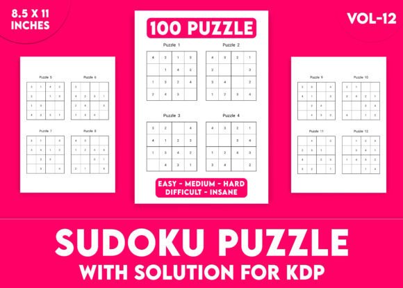 The Rise of Ready-Made Puzzle Interiors and Why Sudoku Puzzles for KDP Interior Vol-12 Is Capturing Creator Attention