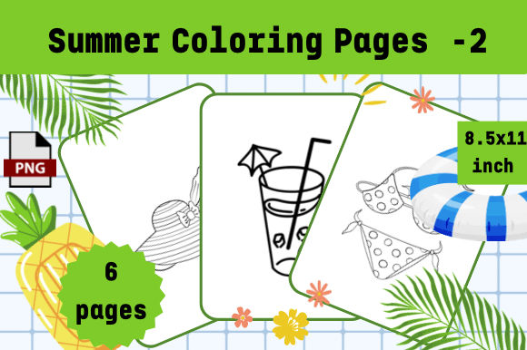 The Rise of Ready-to-Use Summer Coloring Pages and What It Means for Independent Publishers