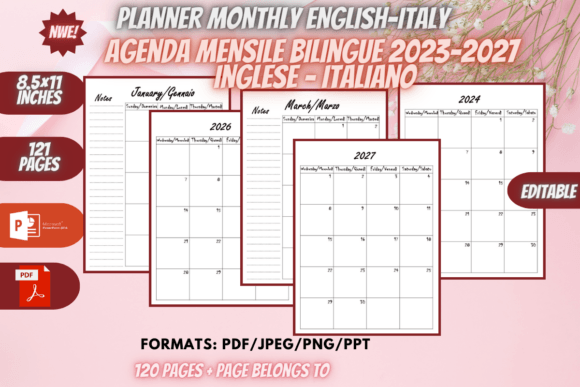The Rise of the Five-Year Bilingual Planner: Why the Agenda Bilingue 2023-2027 Inglese-Italian Is Resonating with a New Generation of Organised Thinkers
