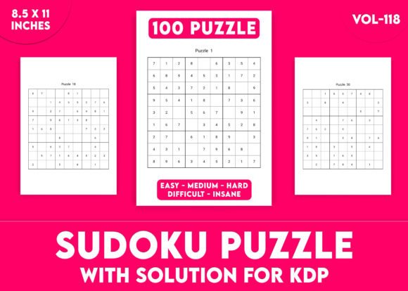 Understanding Sudoku Puzzles for KDP Interior Vol-118: A Resource for Publishers and Puzzle Lovers