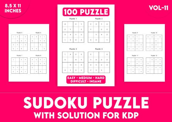 Unlock Effortless Puzzle Book Publishing with Sudoku Puzzles for KDP Interior Vol-11