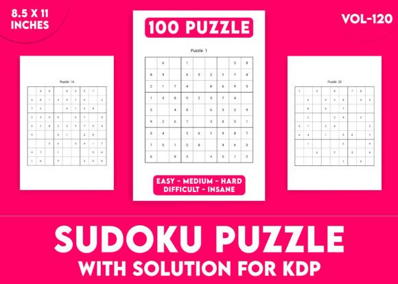 Unlocking the Potential of Sudoku Puzzles for KDP Interior Vol-120