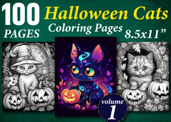 Unveiling the World of 100 Halloween Cat Coloring Pages: A Creative Journey for All Ages