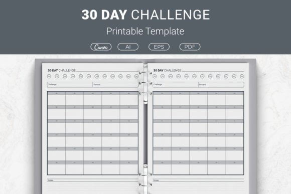 Using a 30 Day Challenge Printable Template to Build Consistent Habits and Track Real Progress