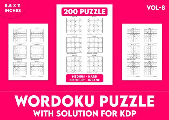 Wordoku Puzzles for KDP Interior Vol-8: A Strategic Asset for Publishers and Content Entrepreneurs